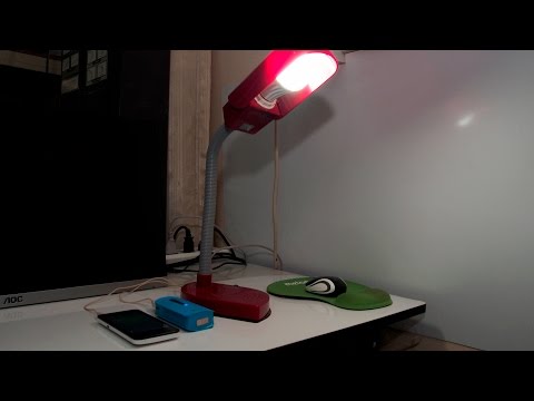 Hack your desktop lamp to be loudspeaker lamp with step by step tutorial.