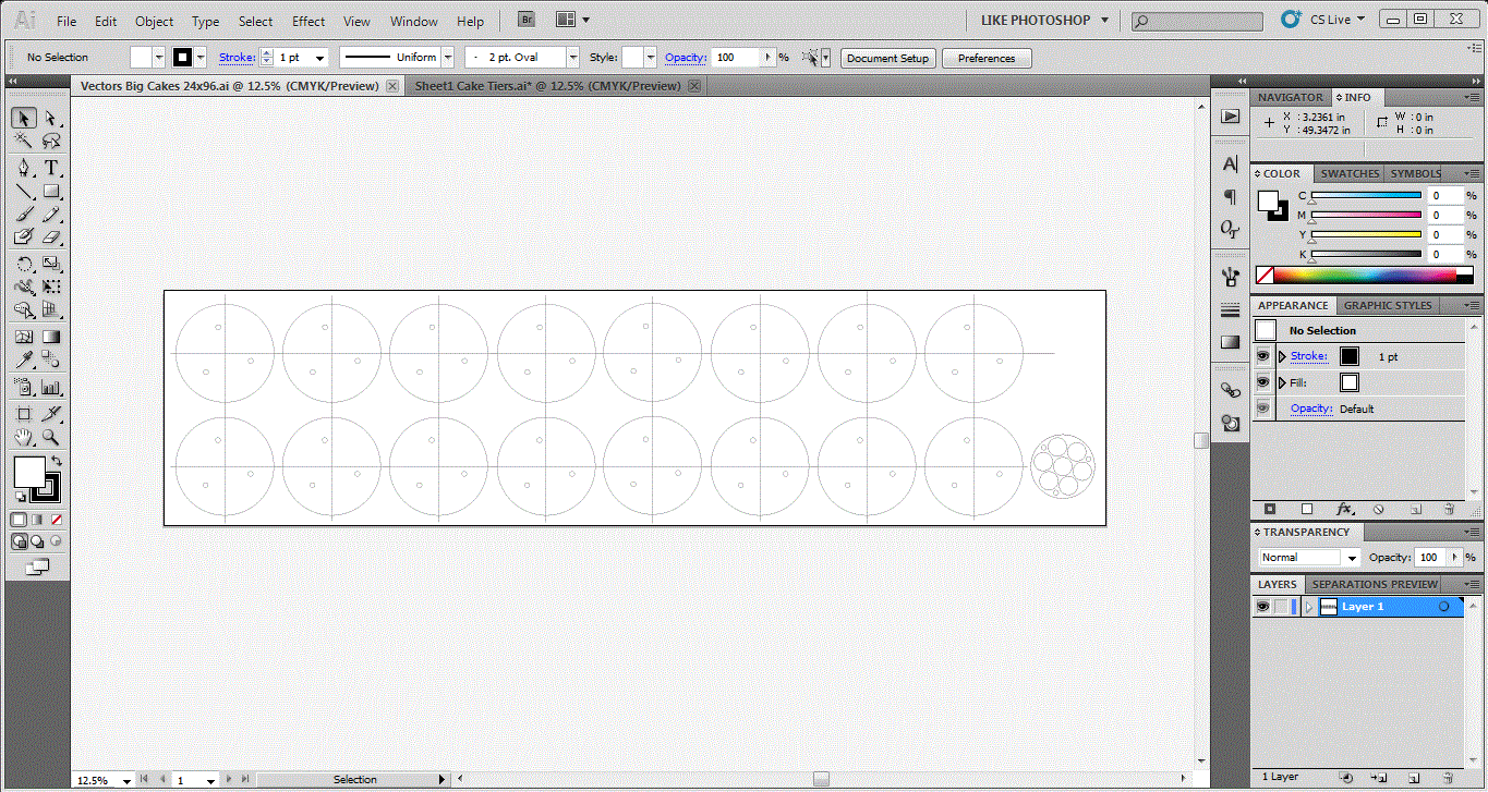 Half Sheet Large Circle layouts.GIF