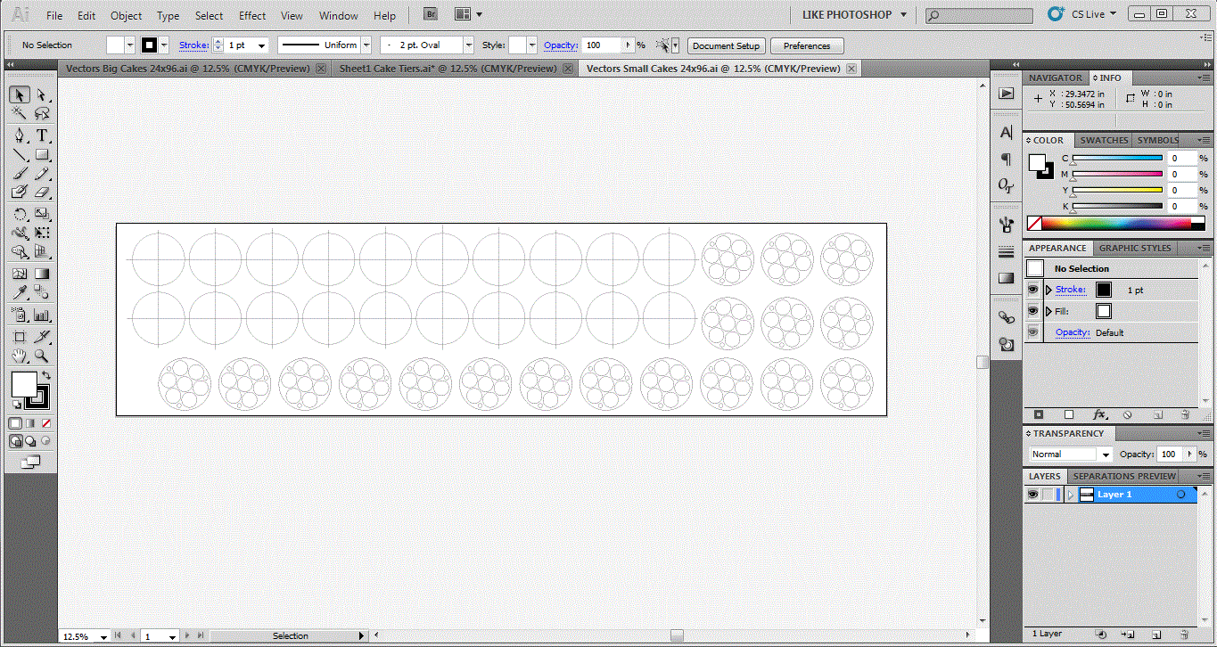 Half Sheet Small Circle Layouts.GIF