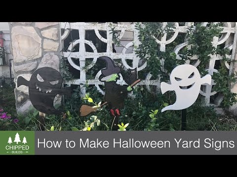 Halloween Yard Signs || How To