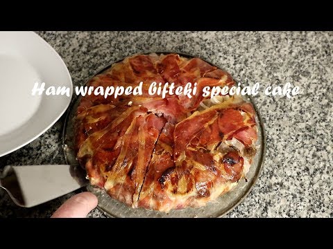 Ham wrapped bifteki special cake recipe