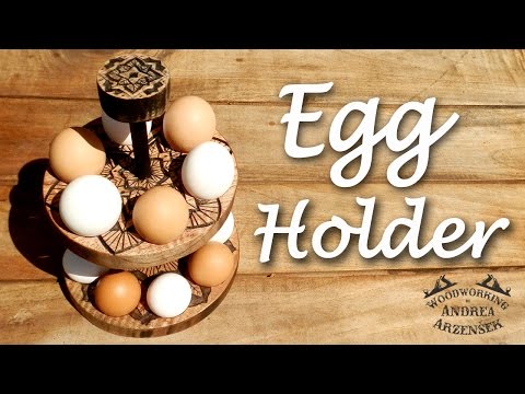 Hand Carved Egg Holder - 2015 Kitchen utensil build challenge -  Ep 025