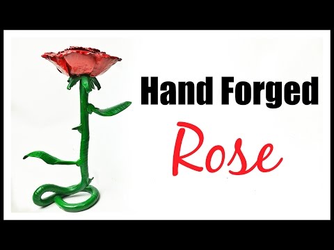 Hand Forged Rose