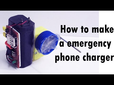 Hand power phone charger/ Emergency phone charger | Life Hack