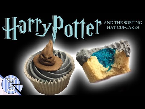 Harry Potter Sorting Hat Cupcakes