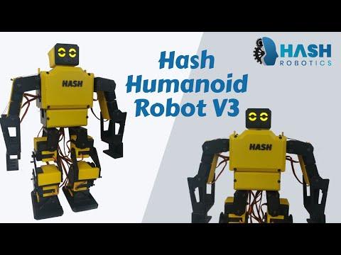 Hash Humanoid Robot V3 | Intro Video | Hash Robotics