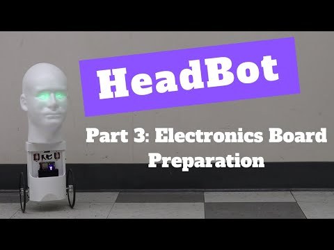 HeadBot Part 3: Electronics Board Preparation