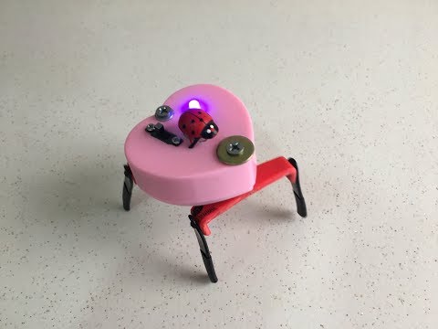 Heartcrab: Walking Robot in your pocket