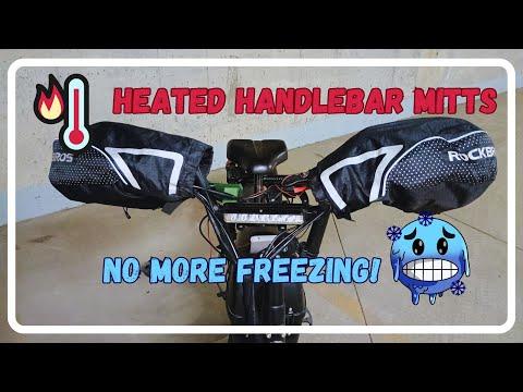 Heated Bar Mitts for Bikes Good for freezing winters!