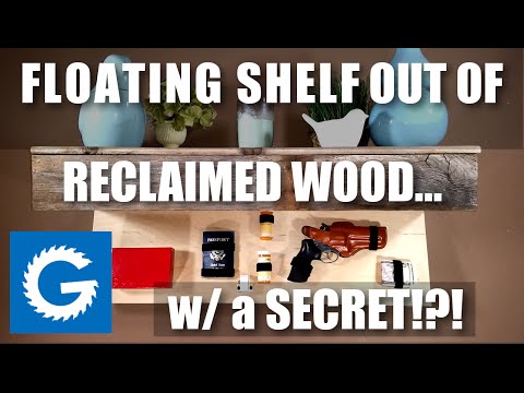 Hidden Compartment Shelf - Reclaimed Wood Project