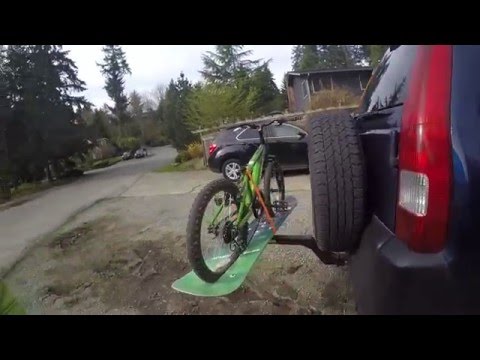 Hitch Mount Snowboard Bike Carrier