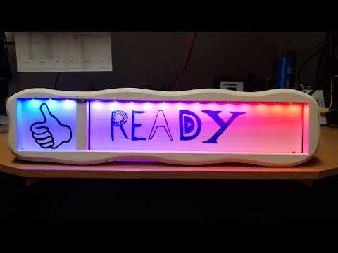 Hitchhiking 2.0 - Beautiful hitch-hiking RGB LED sign