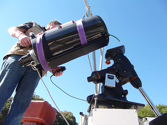 Hoisting the scope 1.JPG