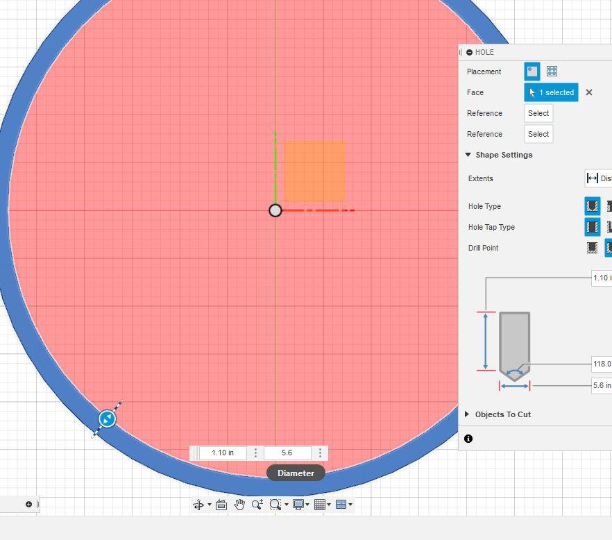 Hole Diameter &amp; Snap to point.JPG