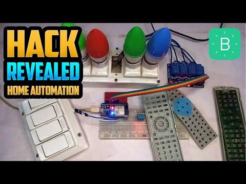 Home Automation Using ESP32 IR Remote and Blynk