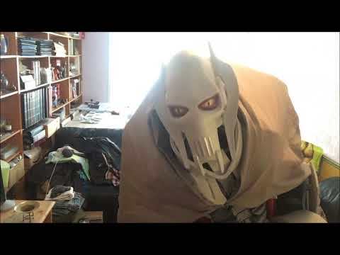 Home made General Grievous cosplay! Kit up and demo