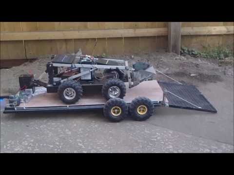 Home made Rc Trailer Test Run