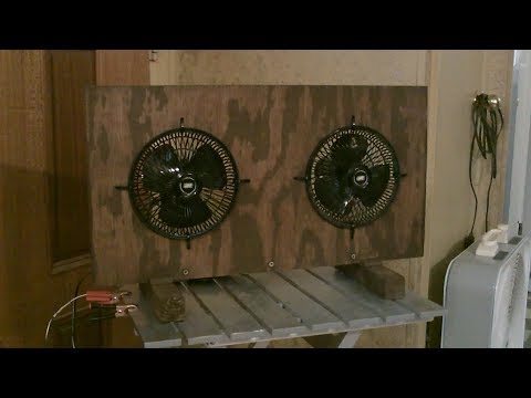 Homemade &amp;quot;High Velocity&amp;quot; Desktop Table Fan! (w/Dual DC Motors!) - Solar Powered! - Full Instr.