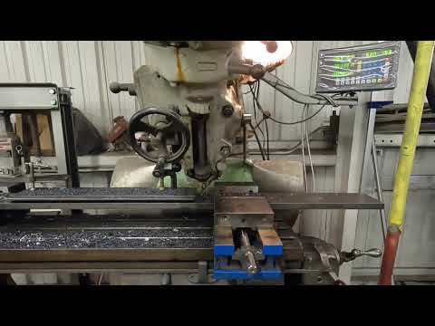 Homemade 40 Ton Press Brake - part 2 machining the bending blade