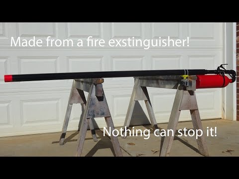 Homemade Air Cannon... 2,123ft.lbs. of hitting force! (2,878Joules)