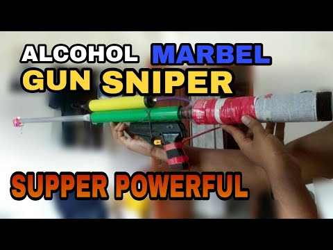 Homemade Alcohol Gun Sniper || How to Make Alcohol gun easy method || Primitive style