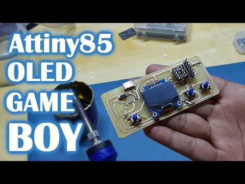 Homemade Attiny85 Oled Retro Gaming Console