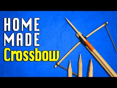 Homemade Crossbow | Mini Crossbow | Homemade Weapons