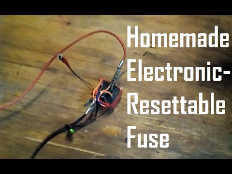 Homemade Electronic-Resettable Fuse (circuit breaker)