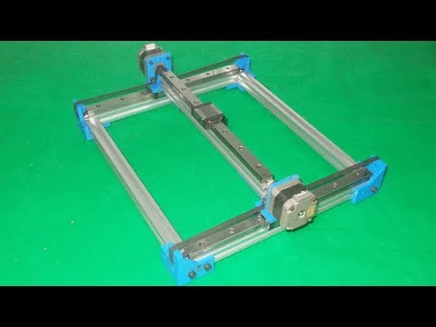 Homemade Laser Robotic Drawing Plotter Draw Mill 3D Printer Arduino DIY X Y Axis Slide Linear Frame