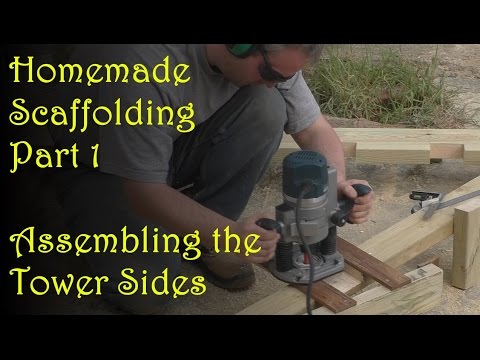 Homemade Scaffolding Tower - Part 1