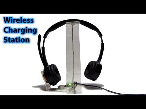 Homemade Wireless Headphones Charging Station