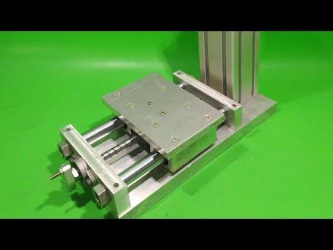 Homemade XY Slide Axis Motion DIY Mini Milling CNC Machine Aluminium Alloy 1