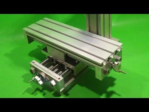 Homemade XY Slide Axis Motion DIY Mini Milling CNC Machine Aluminium Alloy 2