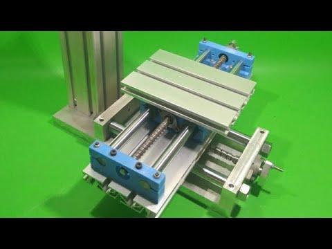 Homemade XY Slide Axis Motion DIY Mini Milling CNC Machine Aluminium Alloy 3