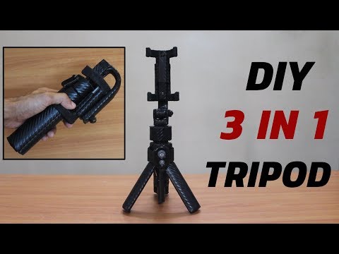 Homemade mobile phone Tripod using PVC pipes