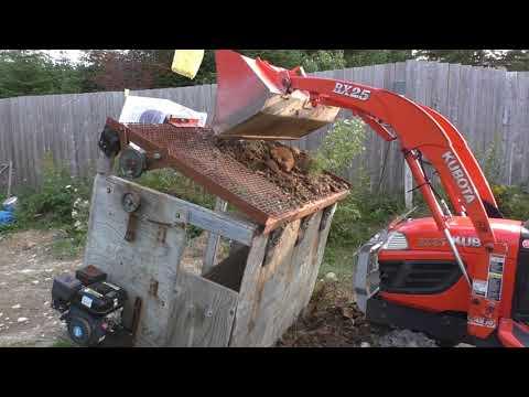 Homemade soil screener from gas to electric Part 3.