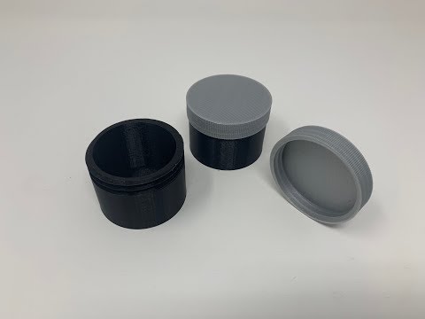 How I Designed A Simple Threaded Container With Autodesk Fusion 360.