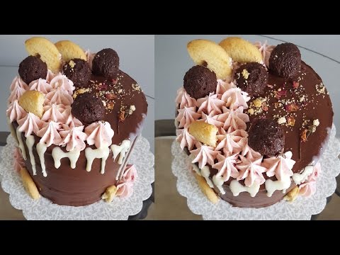 How To: Chocolate Ganache Cake Layer Cake