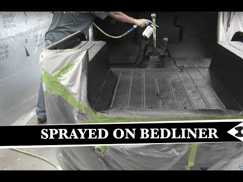 How To (Sprayed On Bedliner) on Jeep Using SEM Rock-It Liner