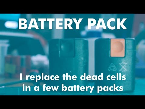 How To - Replace Dead NiCd Cells in a Cordless Drill Battery Pack