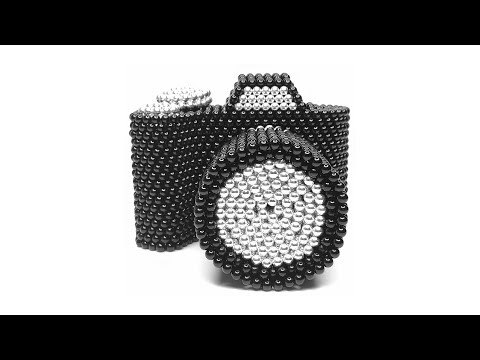 How To Build A DSLR Camera From 6367pcs 5mm Magnetic Balls