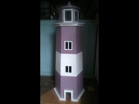 How To Build A Garden Lighthouse Out Of Pallets Step By Step