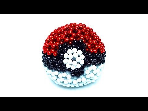 How To Build A PokeBall From 795pcs 5mm Magnetic Balls