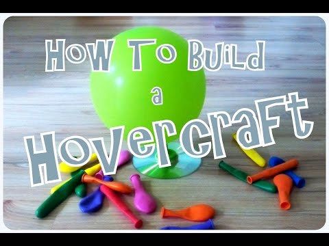 How To Build A Toy Hovercraft (using a CD and a balloon)