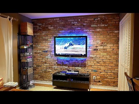 How To Build An Exposed Brick Veneer On An Interior Wall