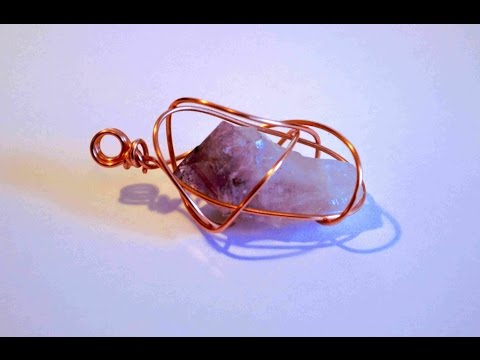 How To Cage Wire Wrap An Amethyst Point