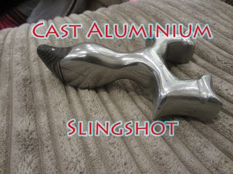 How To Cast A Full Aluminium Rambone Slingshot at Home