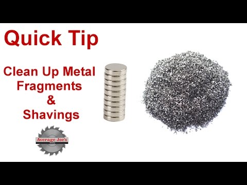 How To Clean Up Metal Shavings - Average Joes Quick Tips