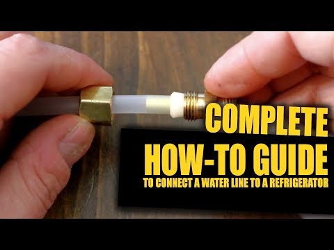 How To Connect A Water Line To Your Refrigerator | GOT2LEARN