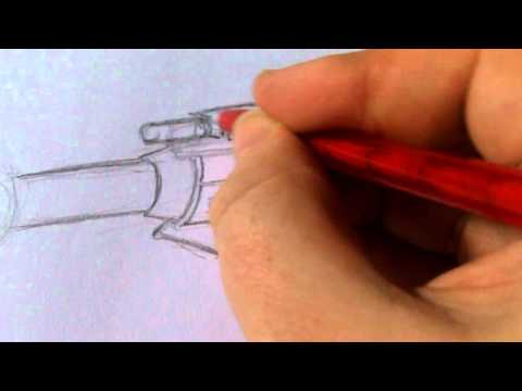 How To Draw A Robot Gun